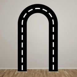 Black Racing Track U-Shaped Arch Cover