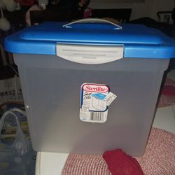 NEW PLASTIC STORAGE CONTAINER 5 FINAL PRICE LOOK MY POST TONS ITEM