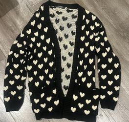REMEL London Heart Print Cardigank