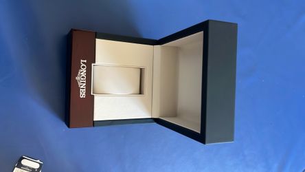 New LONGINES Luxury Watch Display Box Case Complete with Booklet & Outer Box,l