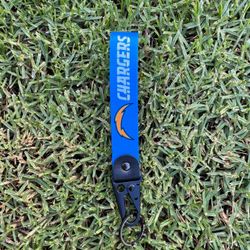 LA Chargers NFL Wrist Lanyard Keychain