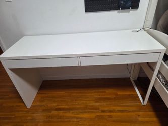 Ikea  long white desk
