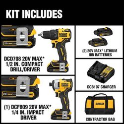 DeWalt Drill Combo Kit