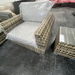 Rattan Outdoor Patio Sectional Set 