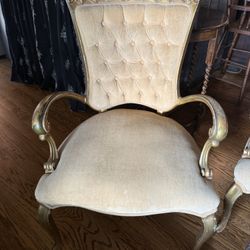Pair Of Antique French Chairs