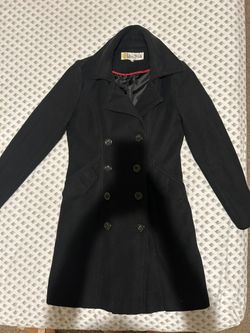 Woman Black Coat 