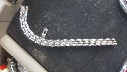 Lowrider bike twisted chainguard