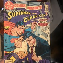 Superman And Clark Kent Comic No