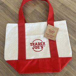 Trader Joe’s Mini Canvas Tote Bag 