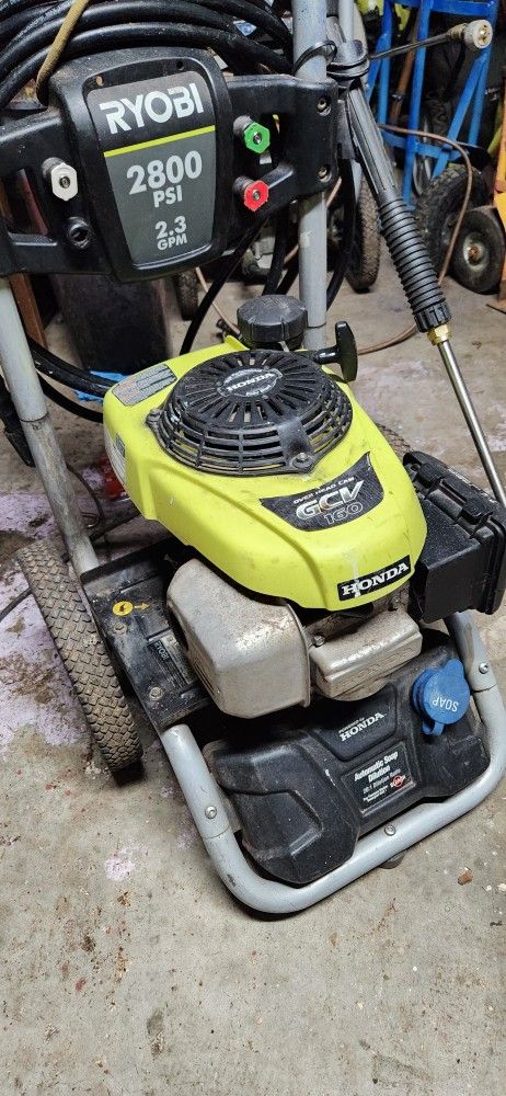 RYOBI / HONDA HYBRID GASOLINE PRESSURE WASHER  2800psi
