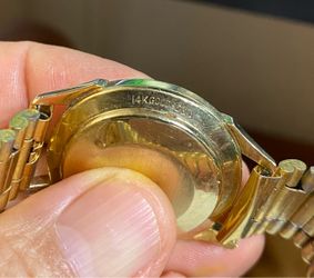 Vintage Longines watch 14 k solid