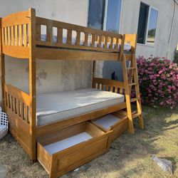 Literas Individual Es.  Bunk Beds Twin Over Twin Size