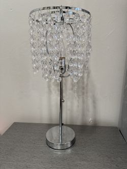 Pair Of Elegant Crystal Lamps