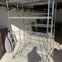 5 Tier Shelf With Wheels