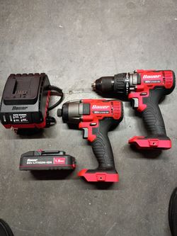 BAURER DRILL/ IMPACT DRIVER COMBO
