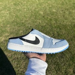 Nike Air Jordan Mule Golf Shoes 'University Blue' - Size 10 (FJ1214-400)