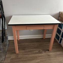 Porcelain Topped 4 Seater Table 