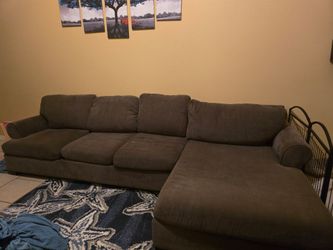 Couch and ottoman