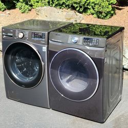 LG And Samsung Washer And Dryer Electric 