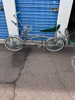 Lowrider bike Chrome & Green 20”