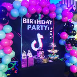 Tik Tok Balloons Decoración 
