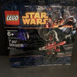 Star Wars LEGO Darth Revan Minifig (Polybag) (Factory Sealed/Never Opened).  2014