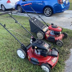 Two Great Lawnmowers