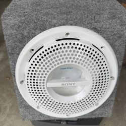 sony XS-L100P5M 800 Watt Marine Subwoofer In Custom Box