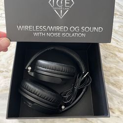 ICE Design Labs Bluetooth Wireless  and Wired Headphones