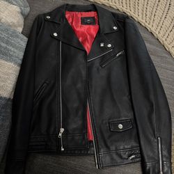 Obey Worldwide Leather Jacket
