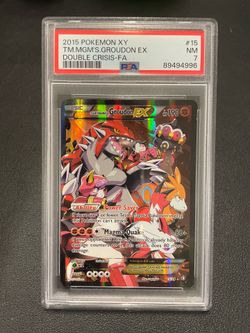 Pokemon Groudon Ex Double Crisis 15/34 PSA 7