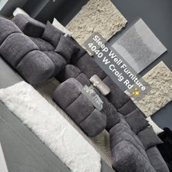 ✨️ Double Chaise Sectional Sofa ✨️ Furniture Queen Bedrooms, Dining Avail 
