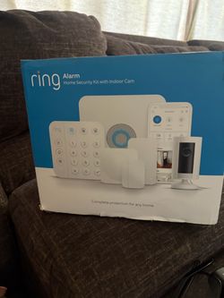 New Ring Alarm Home Security Kit with Indoor Cam 2nd Gen