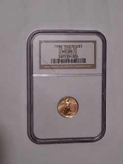 1994 1/10 Oz Gold Eagle NGC  MS 69