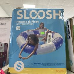 Sloosh inflatable hammock pool float designed for adults