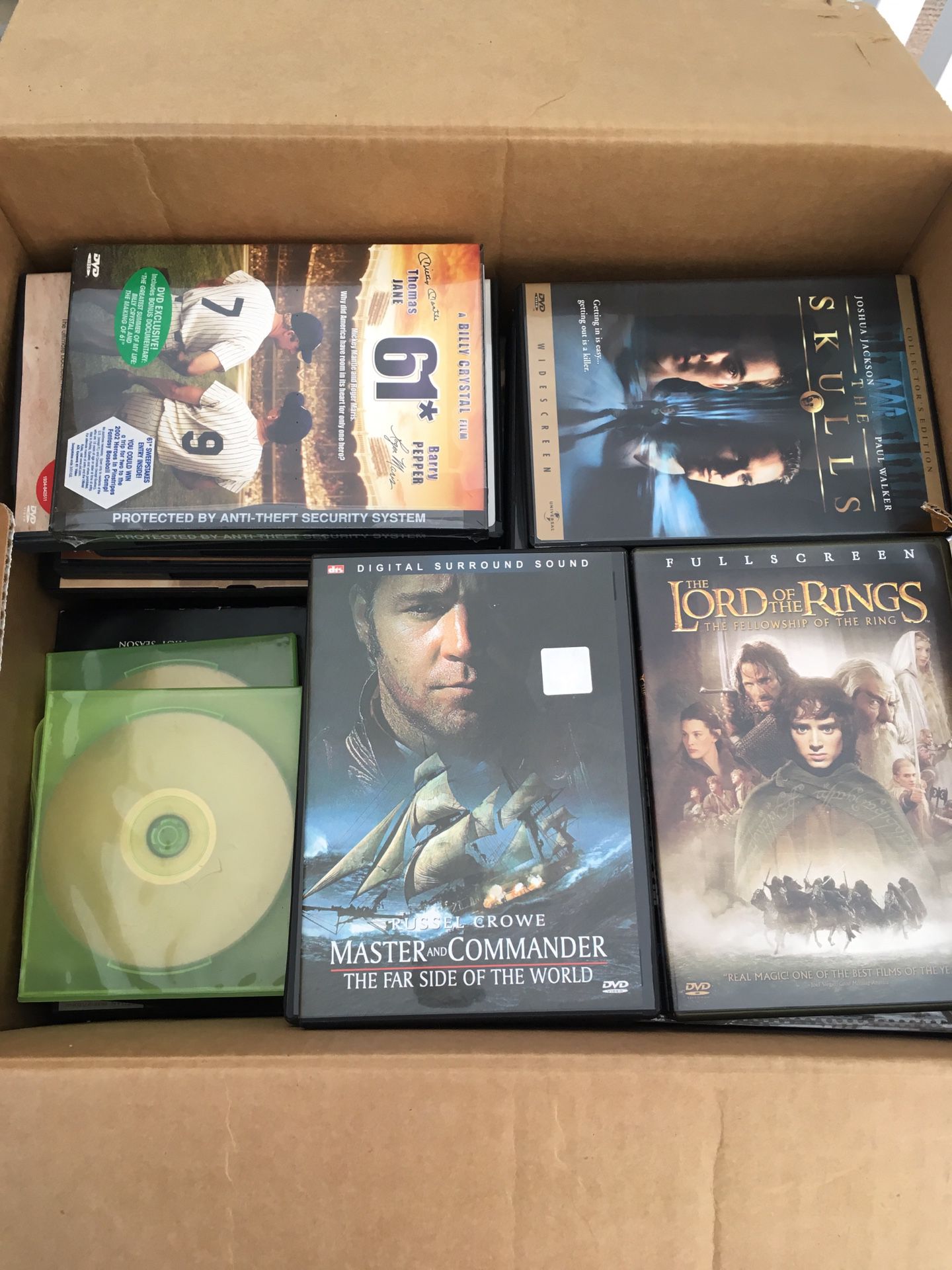 Box Full of DVDs