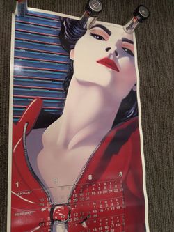 80s Tower Records wall calendar lot