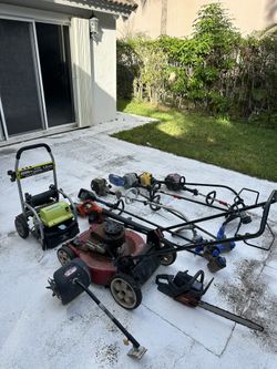 Lawn Mower Chainsaw Weed eater blower
