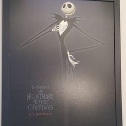 24x36 Framed Jack The Skelton 