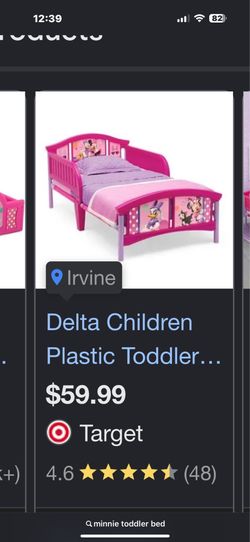 Minnie toddler bed