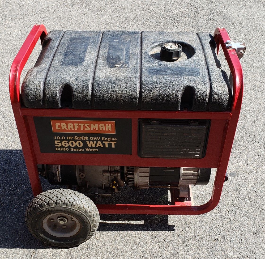 Craftsman 5600 Watt Generator 10HP (As is) for Sale in Tustin, CA OfferUp
