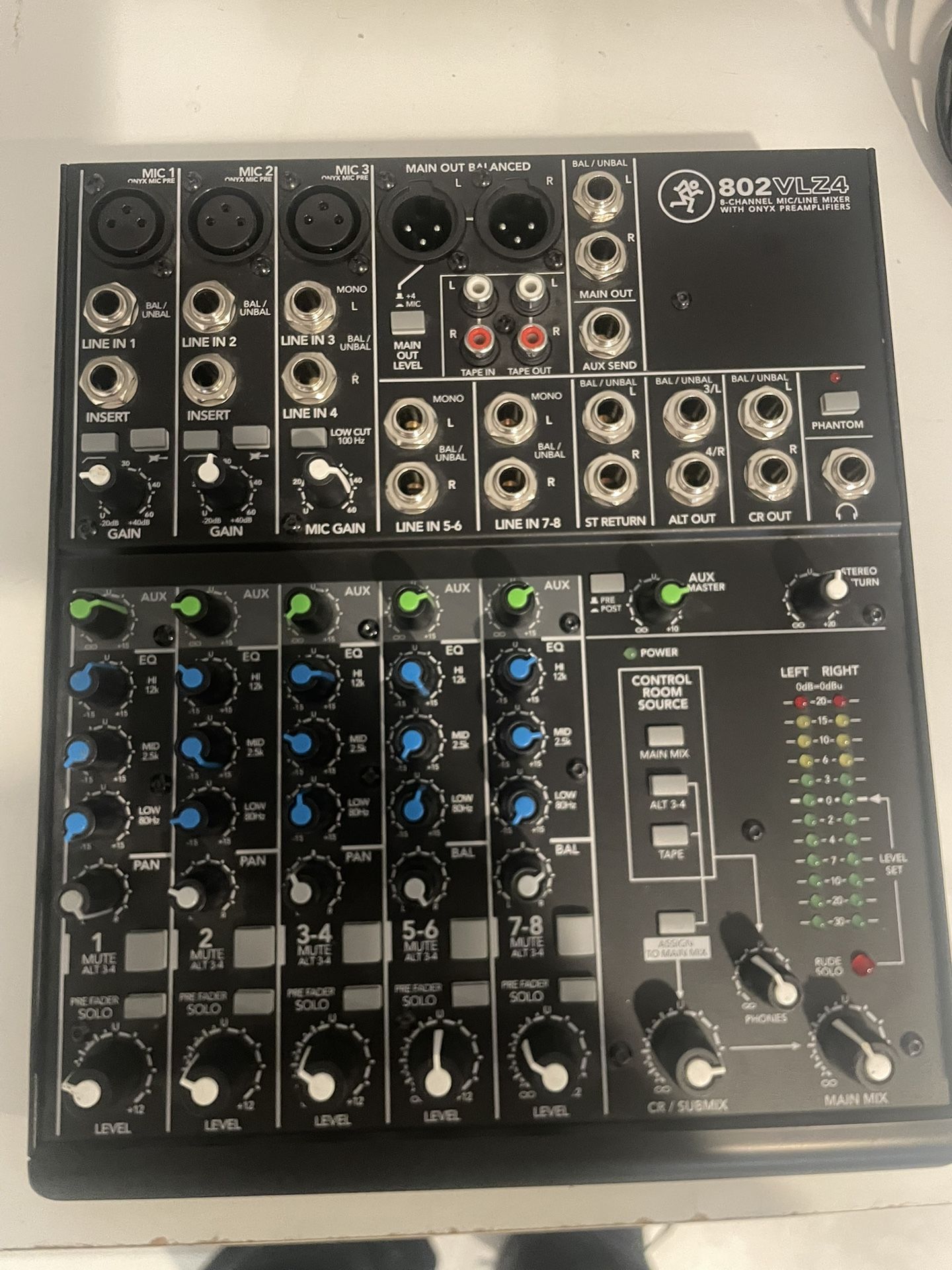Mixer 8 Channel 802 Vlz4 Onyx