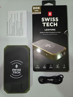 Swiss Tech Leistung Multi-Charging Power Bank 31655