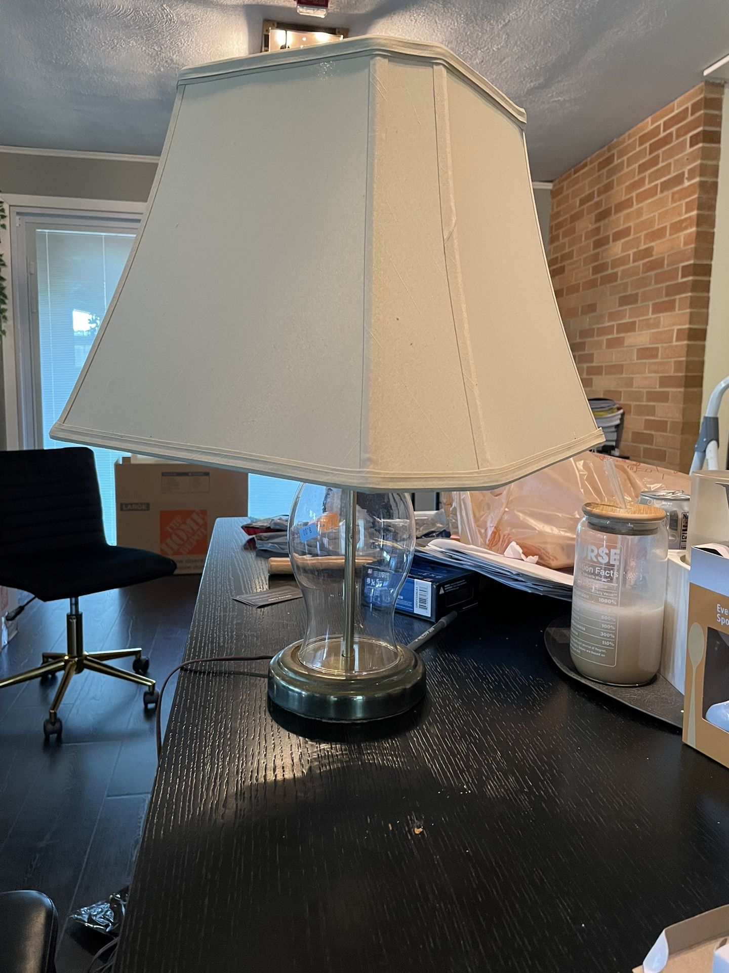 Vintage Glass Lamp