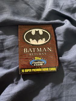 Batman Returns Cards Sealed Pack