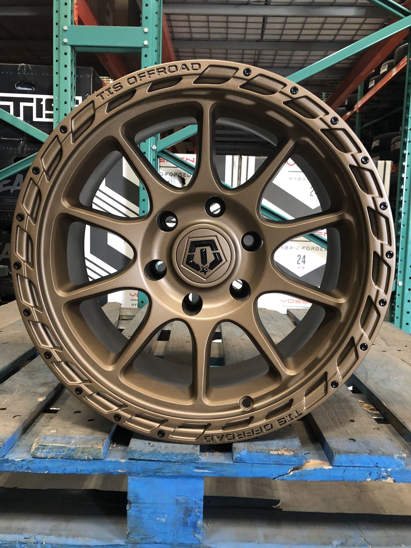 New TIS 563BZ Wheels (17x9) (6x139.7) (-12) (Chevy Tahoe, Silverado, Suburban, GMC Sierra) ($799/Set