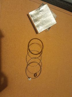 6 golden bangles