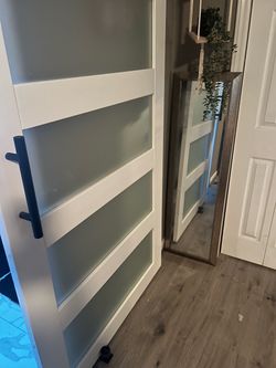 Tall wall mirror