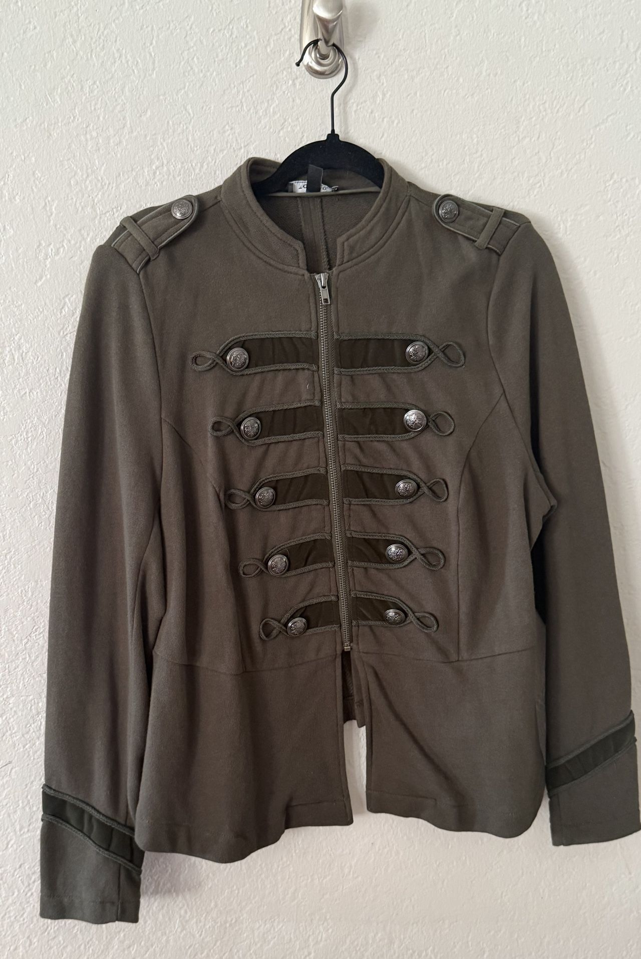 Torrid Olive Green Military Jacket