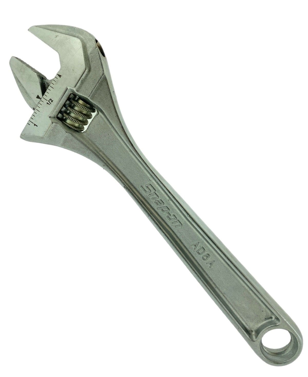 Snap-on Tools AD8 A - 8" / 200mm Adjustable Wrench Made In USA Hand Tool Handle Tools
